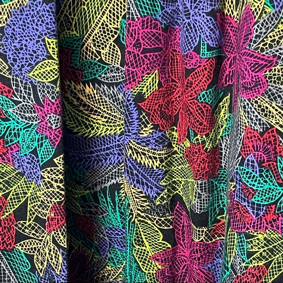 COPY - Vintage 80s Krist Gudnason Dress MuuMuu House Kaftan Pink Pockets M/L - Picture 4 of 6